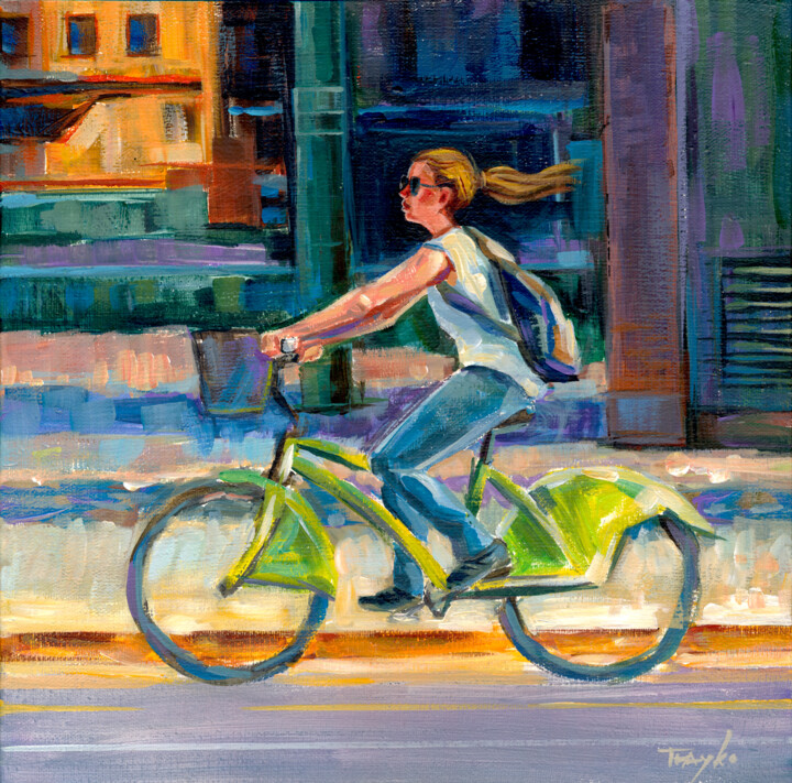 Good Morning Smile 绘画, 11.8x11.8 in