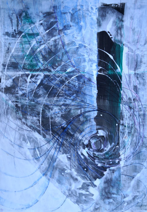 Painting titled "Give me somewhere t…" by Dmitri Matkovsky, Original Artwork, Acrylic