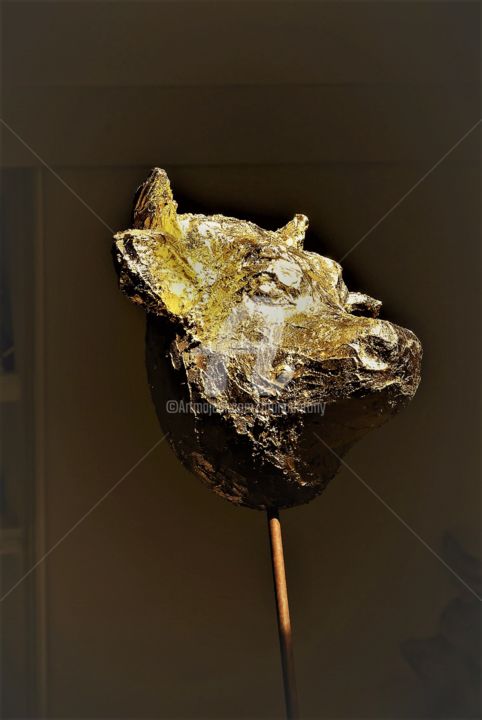 La Vache d'Or 雕塑, 18.9x13.8 in