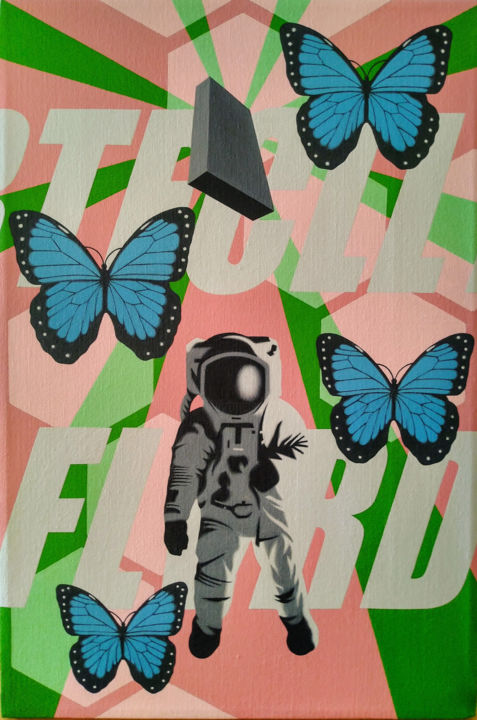RTFCLLY FLVRD 1 绘画, 18x12 in