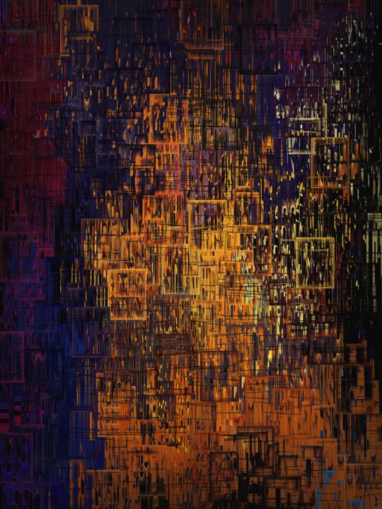 Painting titled "Luminescent The Sec…" by Coco Maya, Original Artwork, Acrylic Mounted on Wood Panel