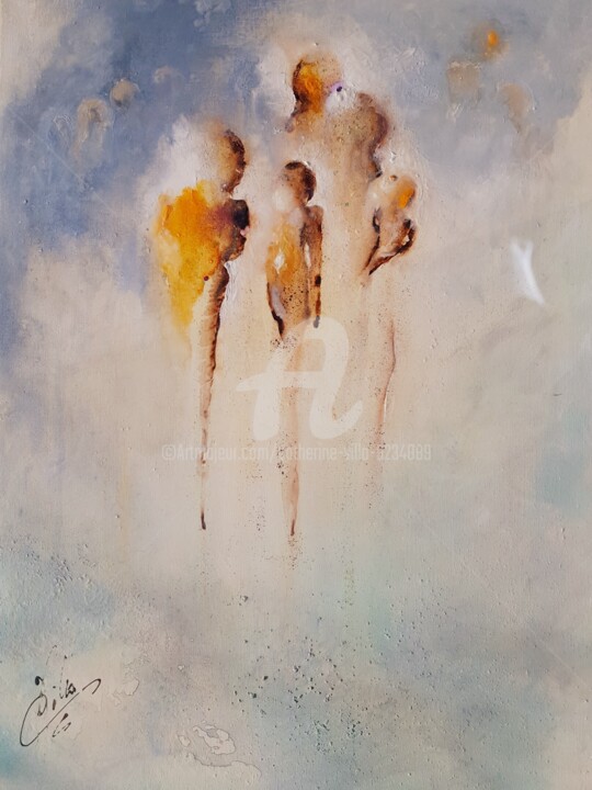 ''LE MOMENT DE LA DECISION'' _ H80 x 60 cm