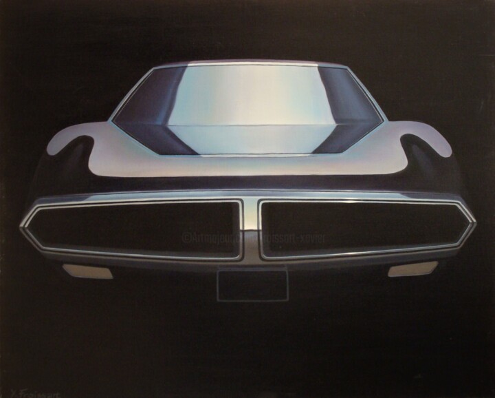 Pontiac 绘画, 31.9x39.4 in