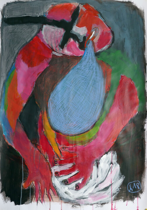 La Bulle bleue 图画, 41.3x29.5 in