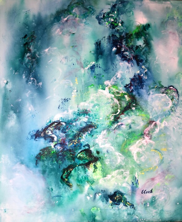 Peinture intitulée "A Time to Dream" par Elisa Cook Benbassat Bassat, Œuvre d'art originale, Acrylique