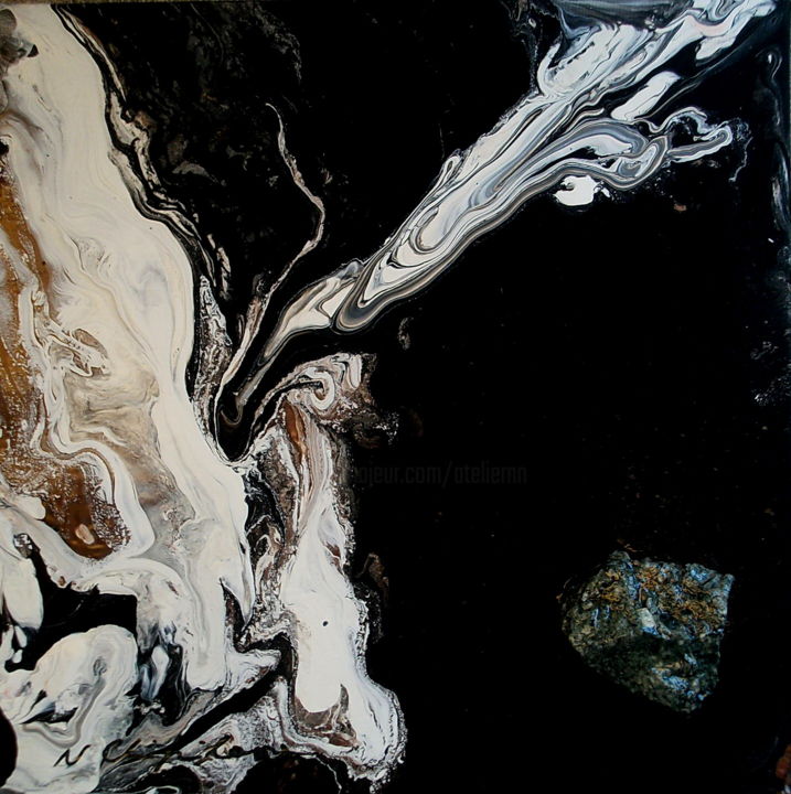 Painting titled "Terra Incognita 2,…" by Nathalia Chipilova, Original Artwork, Acrylic