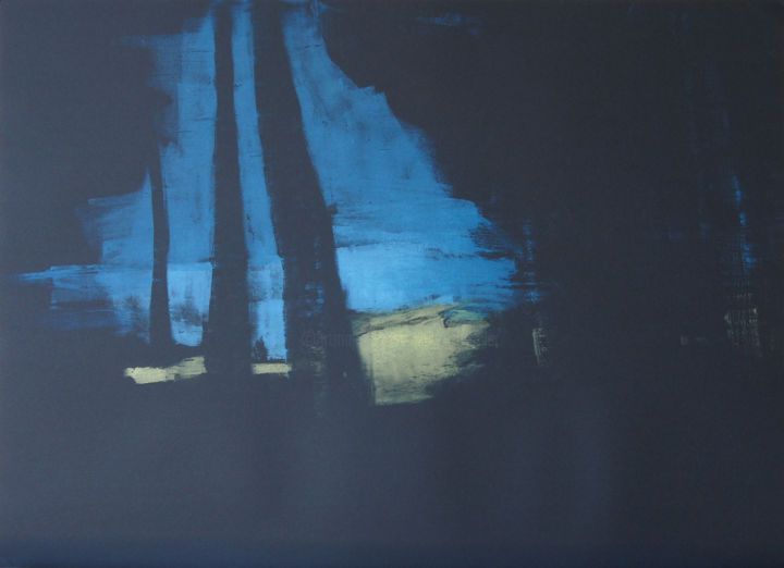 Nocturne 15 Printmaking, 19.7x27.6 in
