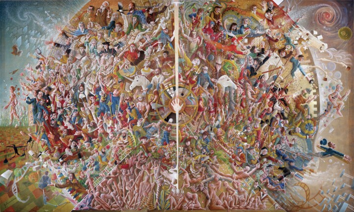 绘画,  126x212.6 in 