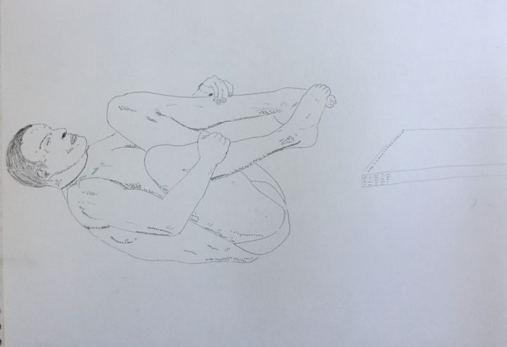 Plongeur 图画, 11.7x16.5 in