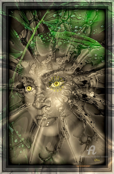 Digitale Kunst mit dem Titel "pretty sight" von Gor Don(Gnie), Original-Kunstwerk, Digitale Malerei