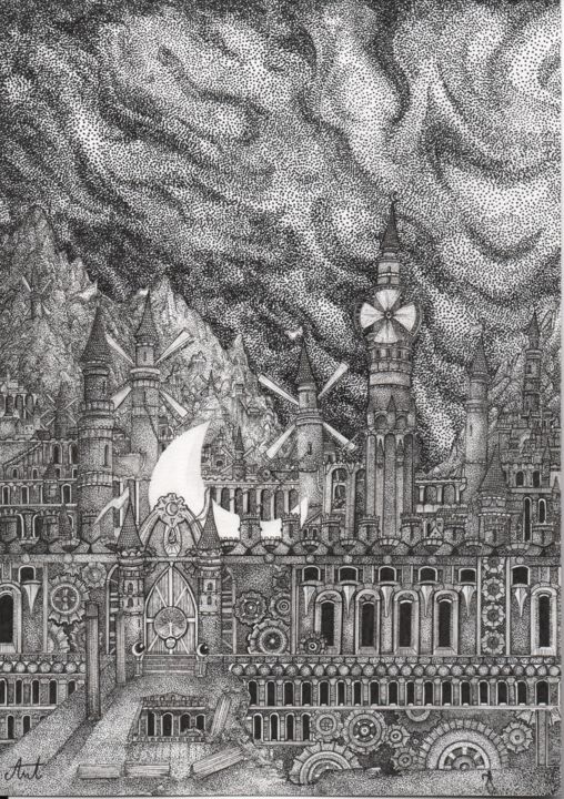 Drawing,  11.7x8.3 in 