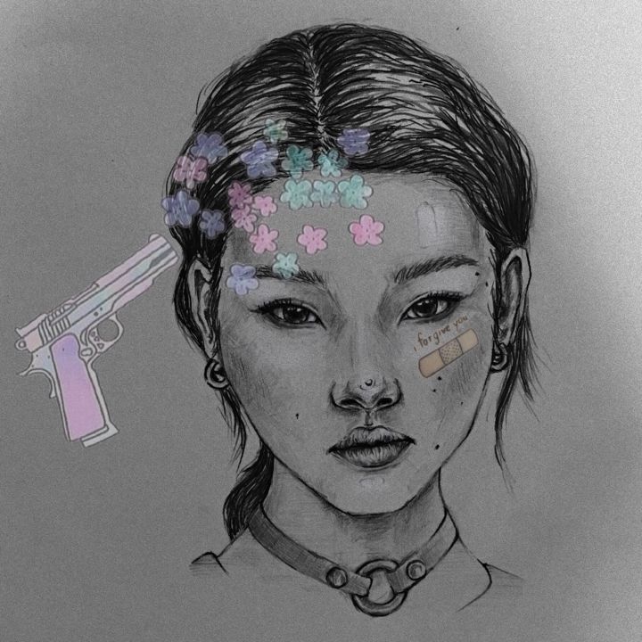 数字艺术 标题为“it strikes me” 由Iryna Shramko, 原创艺术品, 2D数字工作