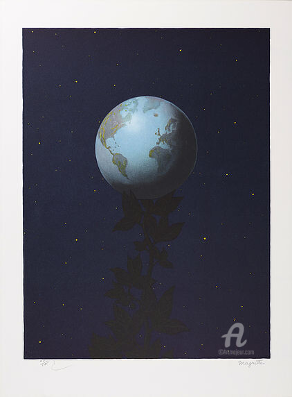 René Magritte Le Grand Style 印花与版画, 23.6x17.7 in
