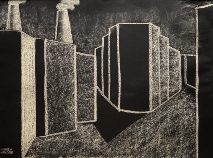 STUDIO SULLA CITTà 图画, 19.7x27.6 in