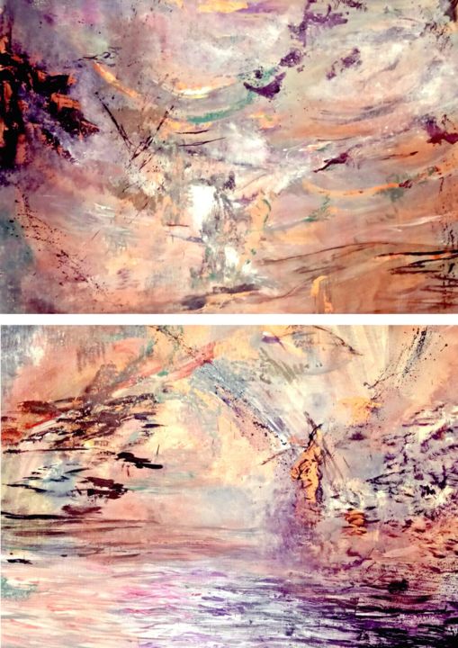 Painting titled "Homey" by Atignas Art, Original Artwork, Acrylic