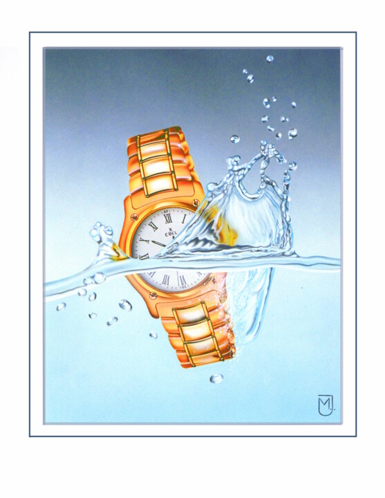 Montre Splash 绘画, 19.7x15.8 in