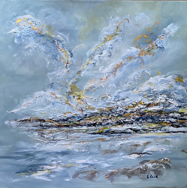 Pintura titulada "Swirling Dreams" por Elisa Cook Benbassat Bassat, Obra de arte original, Acrílico