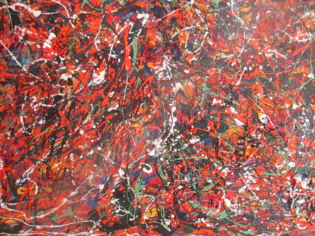 Pintura intitulada "Abstrata expression…" por Romeo Zanchett, Obras de arte originais, Tinta de esmalte