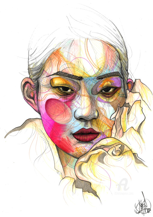图画,  11.7x8.3 in 