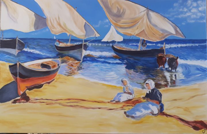 Peinture intitulée "Inspiration J. Soro…" par Chris Texier, Œuvre d'art originale, Huile