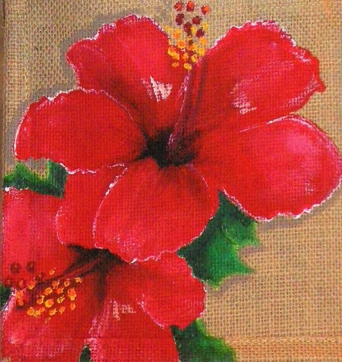Textielkunst,  7,9x7,9 in 