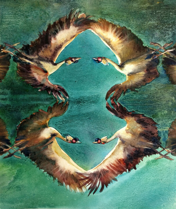 绘画,  15.2x12.6 in 