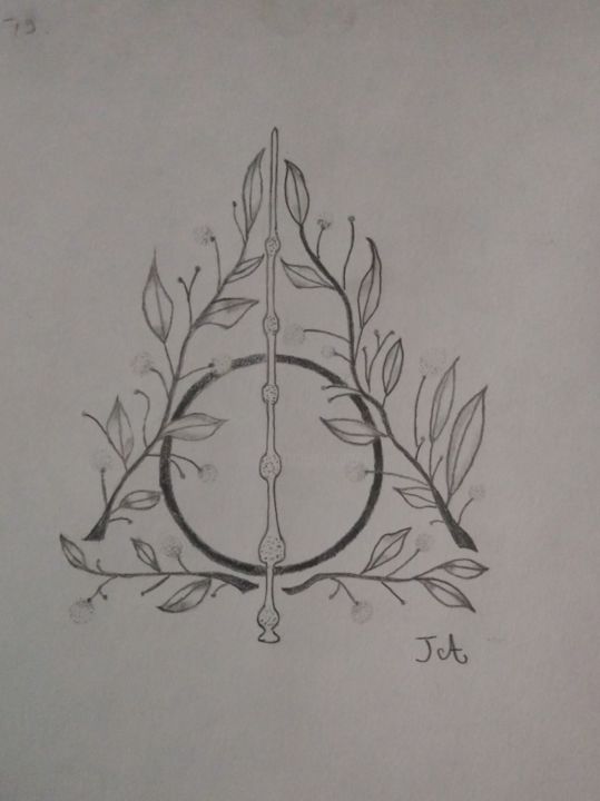 Zeichnungen mit dem Titel "Harry potter et les…" von Julien Aubry, Original-Kunstwerk, Bleistift