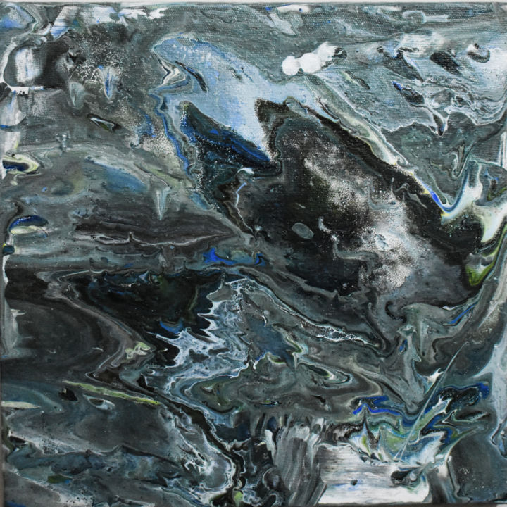 Painting titled "The Ocean" by Azhar A, Original Artwork, Acrylic