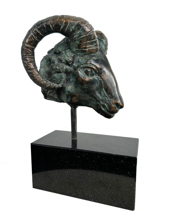 Aries 雕塑, 10.2x3.5 in