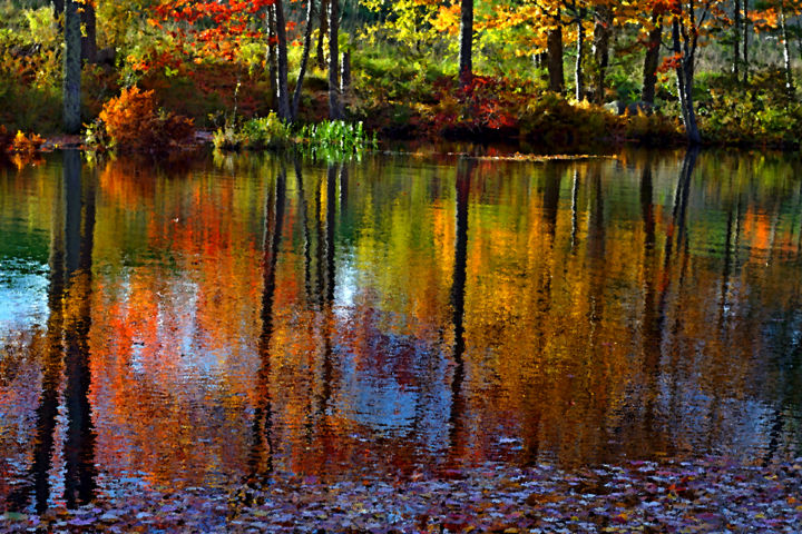 Photography titled "Nelson New Hampshir…" by Bavosi Photoart, Original Artwork, Manipulated Photography