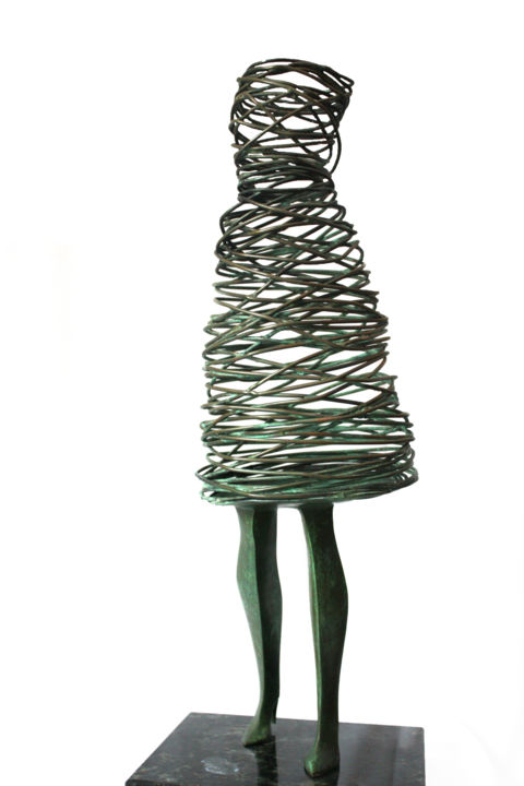Femme de pécheur 雕塑, 24x7.9 in