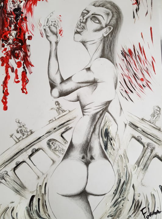 图画,  16.5x11.8 in 