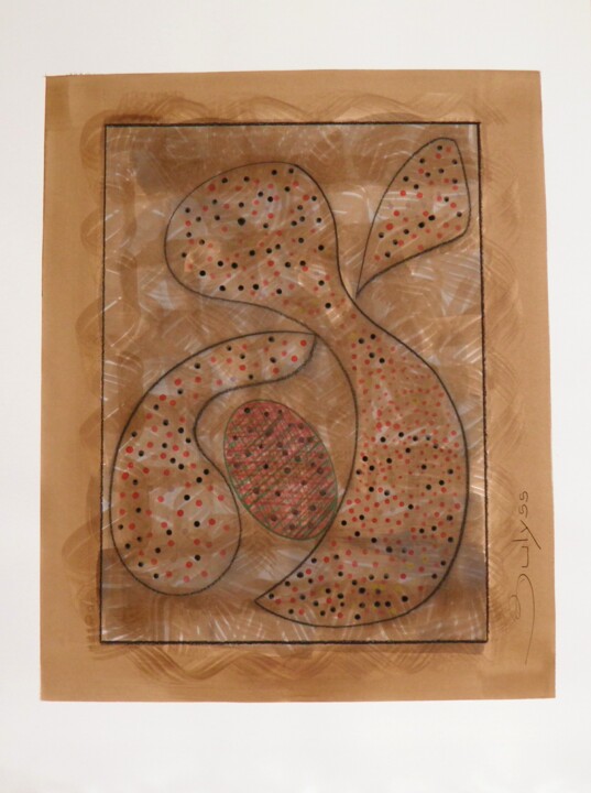 Untitled N° 686 图画, 25.6x19.7 in