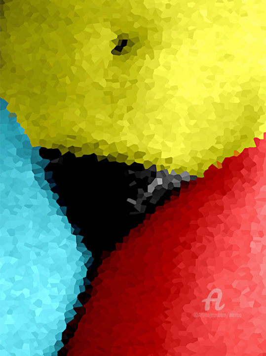 Digitale Kunst getiteld "Who's afraid of red…" door Marco Brugts, Origineel Kunstwerk, 2D Digital Work