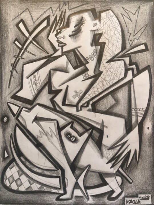 图画,  11.7x8.3 in 