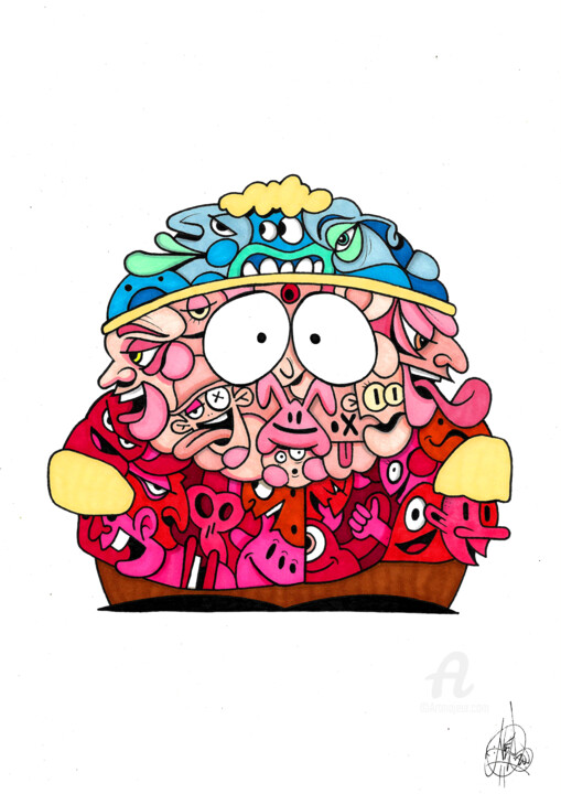 Cartman toons 图画, 11.7x8.3 in