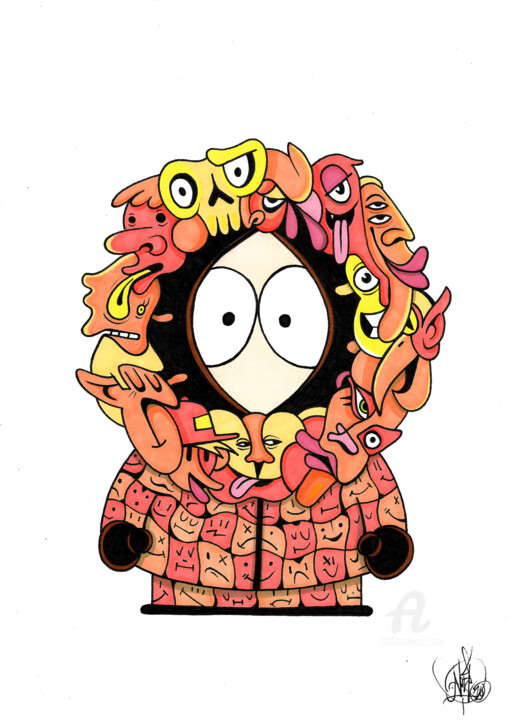 Kenny toons 图画, 11.7x8.3 in