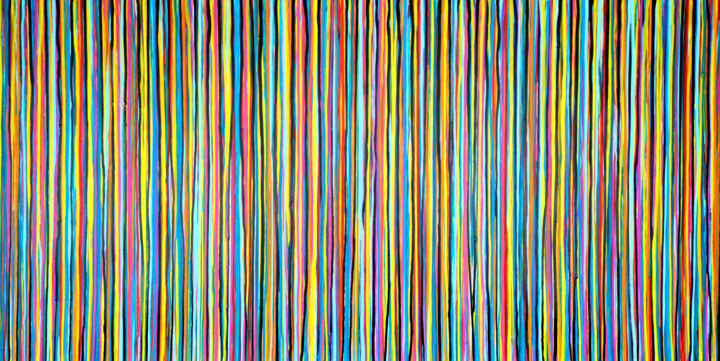 Painting titled "The Emotional Creat…" by Carla Sá Fernandes, Original Artwork, Acrylic Mounted on Wood Stretcher frame