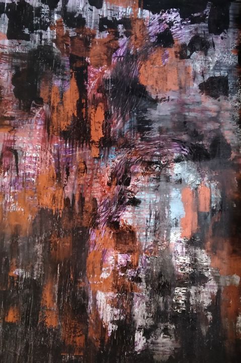 Painting titled "Together" by Atignas Art, Original Artwork, Acrylic