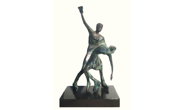Ice dance 雕塑, 15x9.5 in