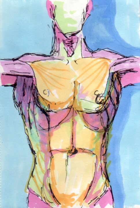 图画,  5.9x3.9 in 