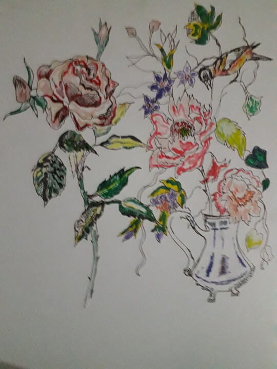 绘画,  18.9x13.4 in 
