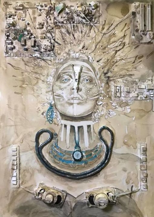 绘画,  27.6x19.7 in 