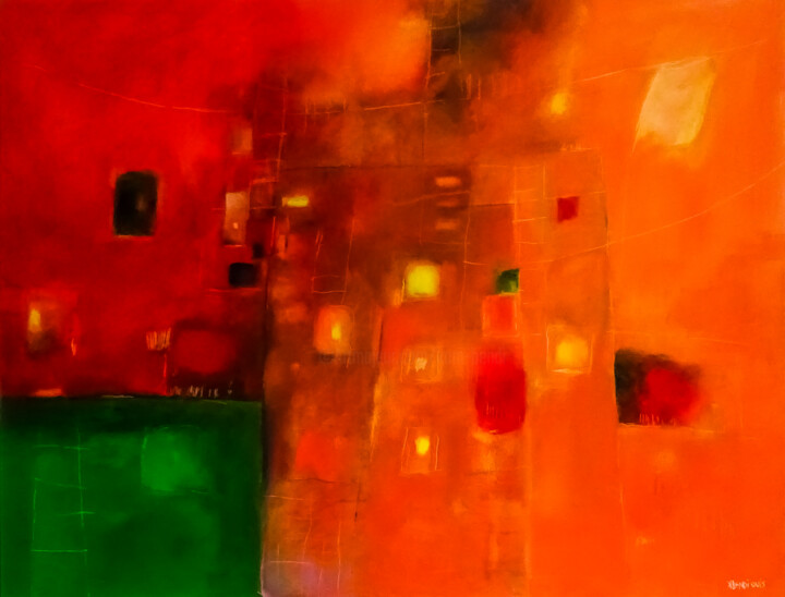 Destination ailleurs 绘画, 35x45.7 in