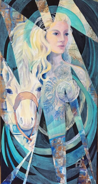 绘画,  31.5x15.8 in 
