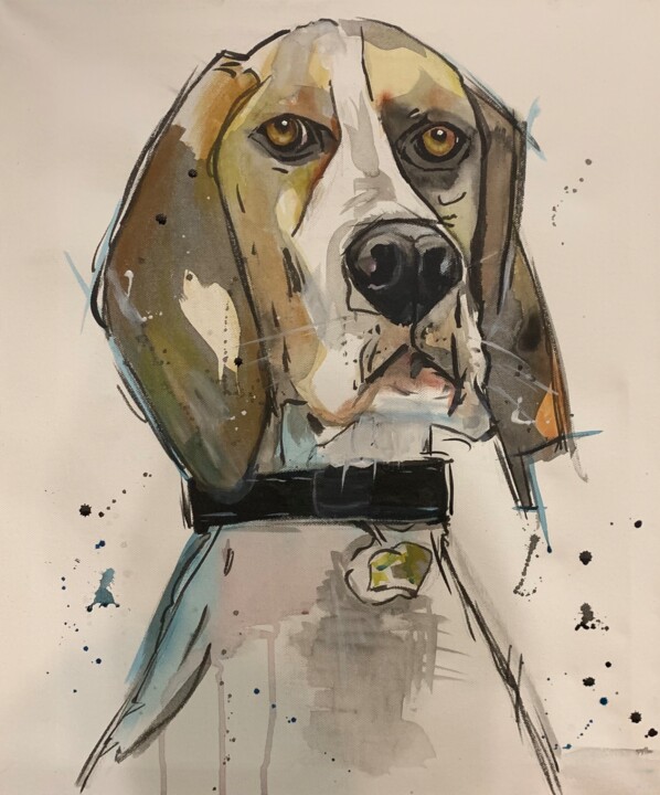General English 绘画, 21.7x17.7 in