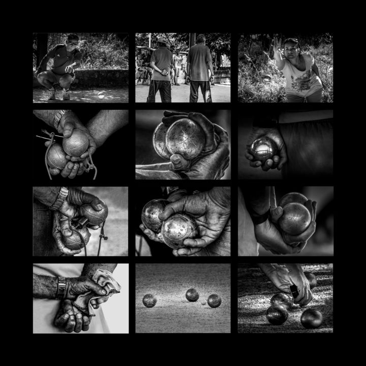 Photography titled "Jeux de boules" by Bertrand Bigo, Original Artwork, Digital Photography