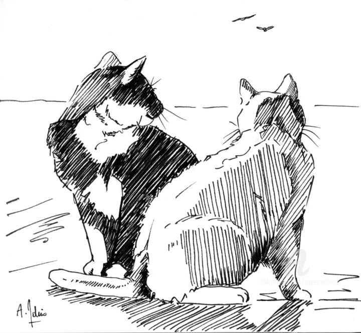 Surprise inattendue 图画, 5.5x6.3 in