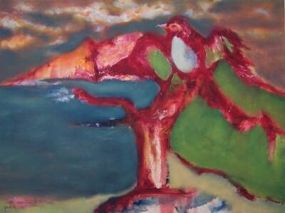 Nesting Painting, 18x24 in