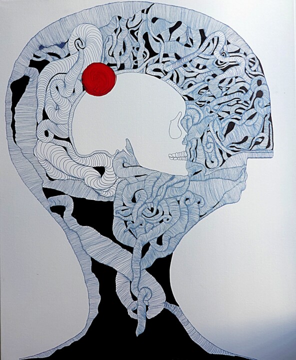 图画,  28.7x23.6 in 